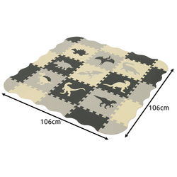 Puzzle en mousse 30,5x30,5cm 35 pièces Kruzzel 25785