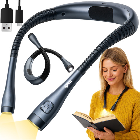 Lampe de lecture LED pour le cou Izoxis 25675
