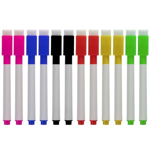 Dry erase markers - set of 12 Maaleo 21646