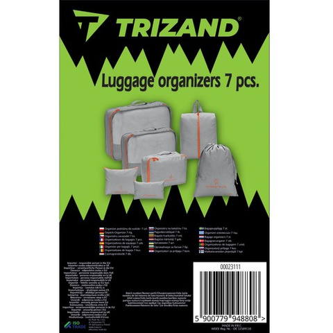 Organisateur de voyage pour valise - 7 pcs Trizand 23111