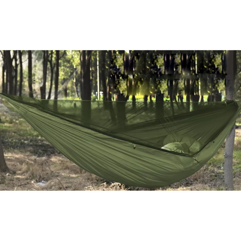 Tourist hammock with tarp and mosquito net 260x140 cm