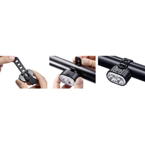 Fahrradlampe + Rücklicht Trizand 24003