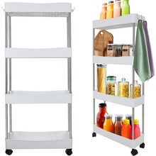 Kitchen/bathroom shelf on wheels Ruhhy 24291