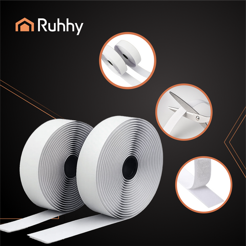 Velcro autocollant blanc 5 m x 2,5 cm Ruhhy 25999