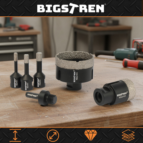 Scies cloches diamantées - jeu de 6 Bigstreen 27079