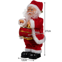 Spielender Weihnachtsmann - Figur 30cm Ruhhy 22162