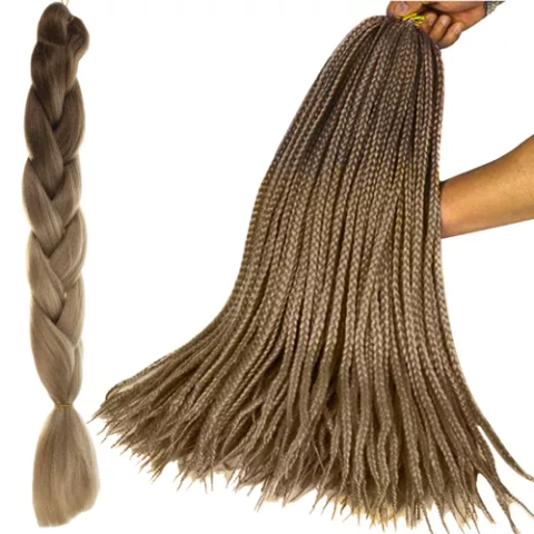 Tresses ombrées de cheveux synthétiques Soulima 23579