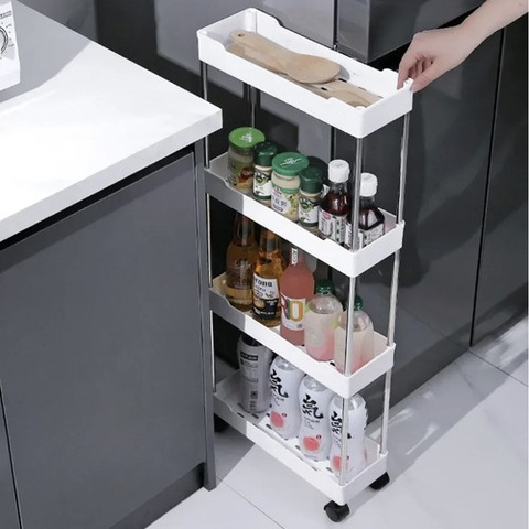 Kitchen/bathroom shelf on wheels Ruhhy 24291