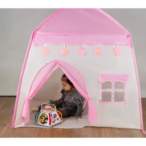Children's tent HOUSE + lights 23472