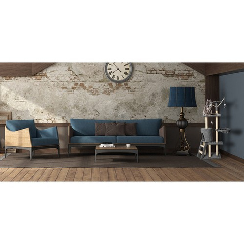 Kratzbaum 138 cm, grau