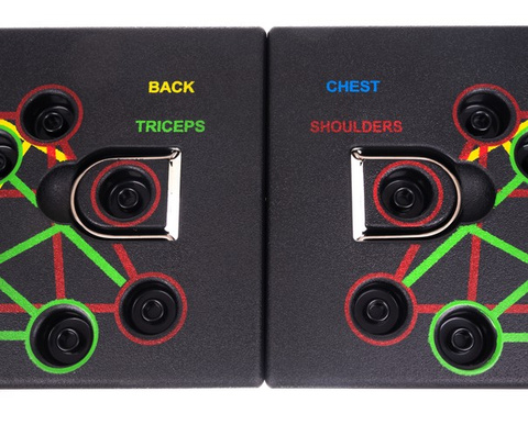 Liegestützbrett/Griff mit Kabeln