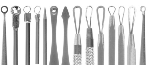 Blackhead Removal Spoons - Set of 7