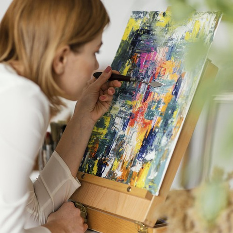 Painting canvas - set of 8 Maaleo 24280