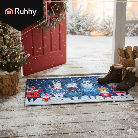 Christmas doormat 75x45cm Ruhhy 26636