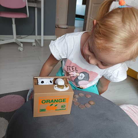 Skarbonka na baterie -  kotek 22468