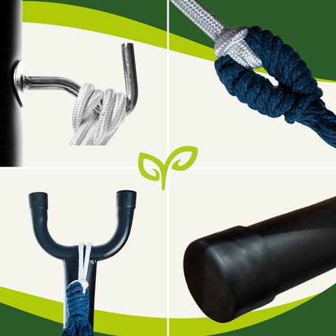 Hamak ogrodowy 200x150cm ze stelażem