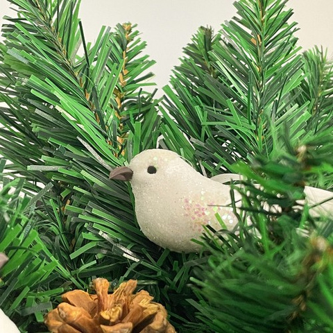 Boules de Noël - oiseaux 2 pcs. Ruhy 22338