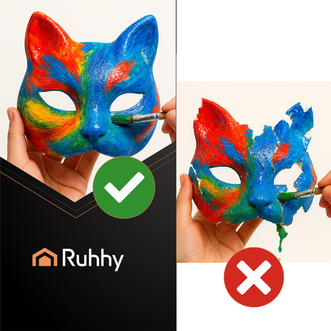 Masque de chat DIY 10 pièces Ruhhy 26000