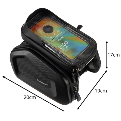Trizand 25378 Bike Pannier with Phone Case