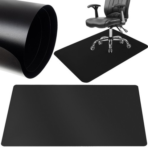 Protective mat under the chair 90x130cm RUHHY - black