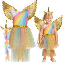3-piece unicorn costume 110-116cm Kruzzel 26676