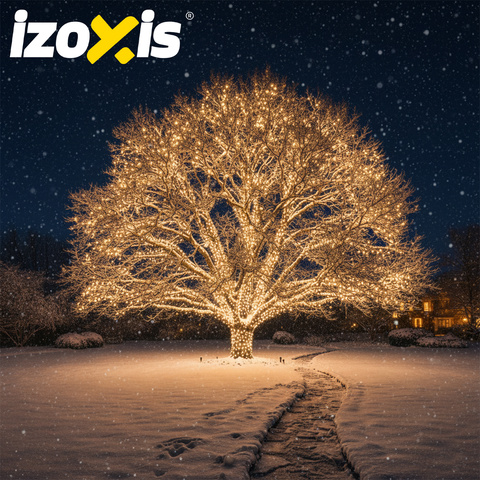 Уличные светильники 500LED 35м белые Izoxis 24898