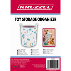 Toy basket - organizer Kruzzel 22013