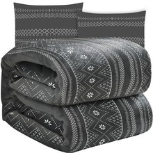 Couverture 1,6x2m + 2x taie d&#39;oreiller Ruhhy 22598