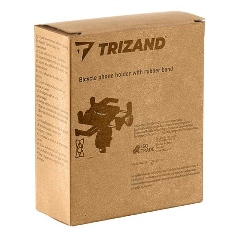 Bicycle phone holder with rubber band U24907