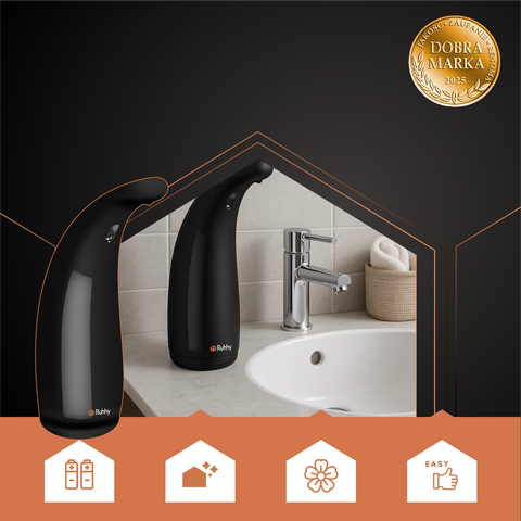 Ruhhy 26076 Touchless Soap Dispenser Black