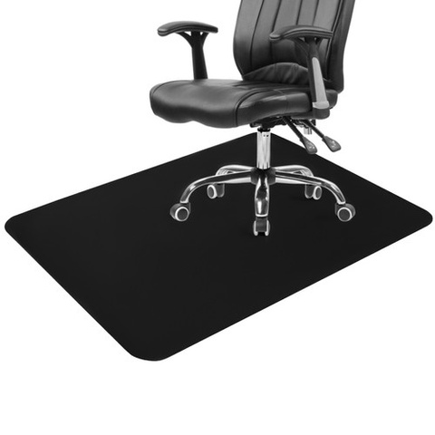 Tapis de protection sous chaise 100x140cm RUHHY - noir