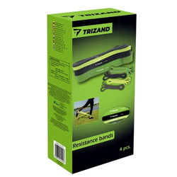 Set of exercise bands - 4 pcs. Trizand 24305