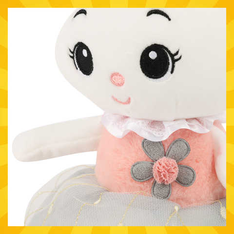 Peluche lapin 45 cm Kruzzel 26761