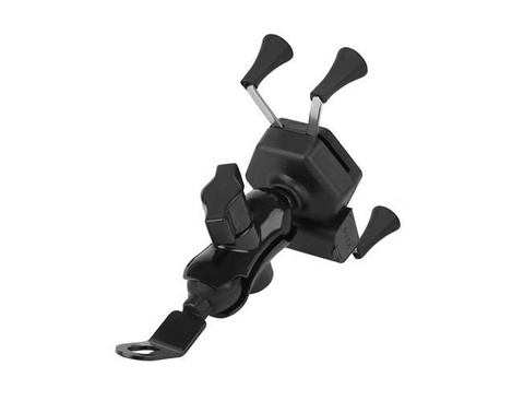 Motorcycle phone holder with charger