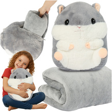 Hamster - oreiller avec couverture 2 en 1 Kruzzel 25638