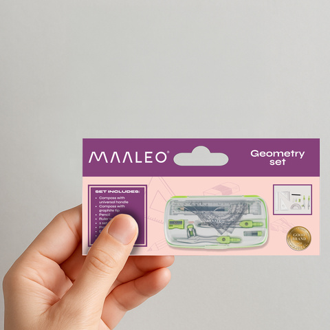 Геометрический набор 10 предметов Maaleo 26170