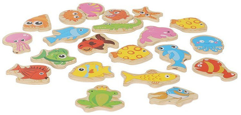 Jeu &quot;Attraper du poisson&quot; pour un aimant, 22 pcs.