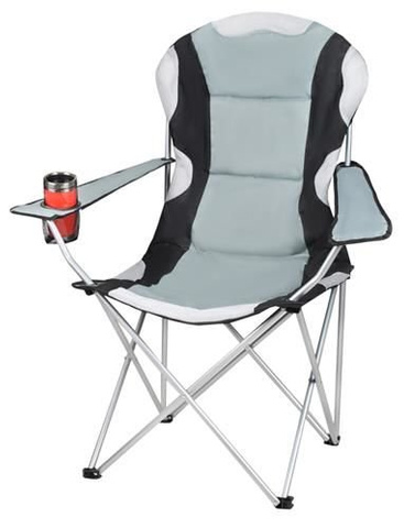 Black and gray fishing chair
