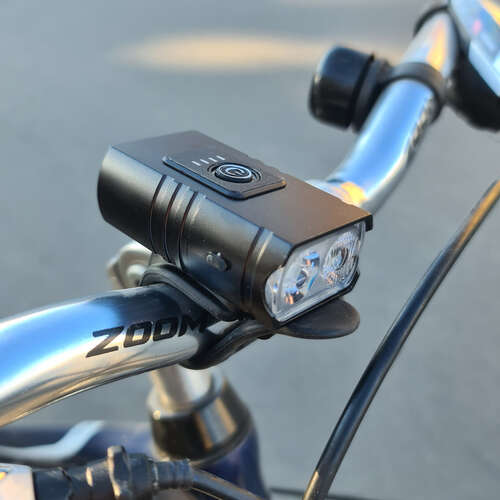 4T6 USB dviračio žibintas + galinis žibintas 23677
