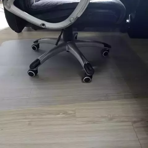 Apsauginis kėdės kilimėlis 90x130cm RUHHY - pieniškas