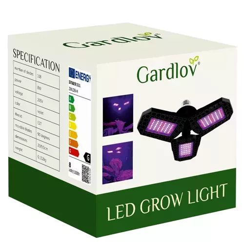 Gardlov 20440 108 LED augalų augimo lempa