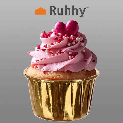 Muffin puodeliai - rinkinys 50vnt Ruhhy 24376