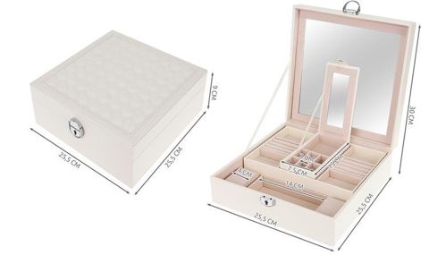 Papuošalų dėžutė - balta Beautylushh