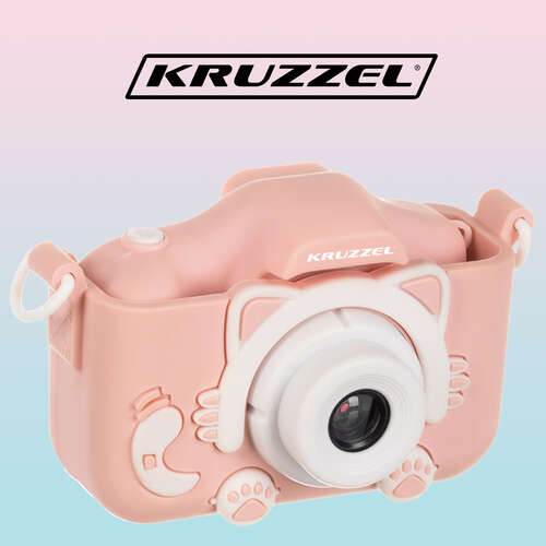 Pink Kruzzel AC22296 skaitmeninis fotoaparatas