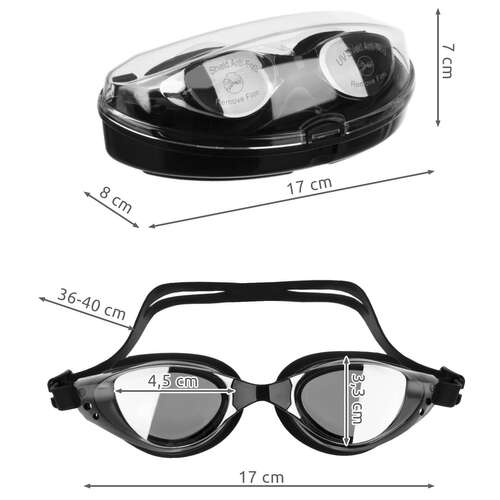 Plaukimo akiniai + priedai 23487