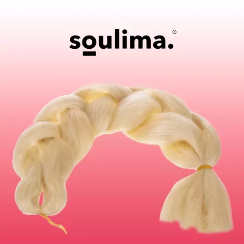 Sintetinės plaukų kasos blondinė Soulima 23556