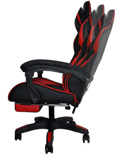Žaidimų kėdė - juoda ir raudona Dunmoon