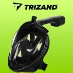 Maska pełnotwarzowa do snorkowania Trizand S/M, systemy AntiFog i DryTop
