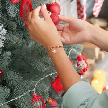 Armband mit Schneeflocke