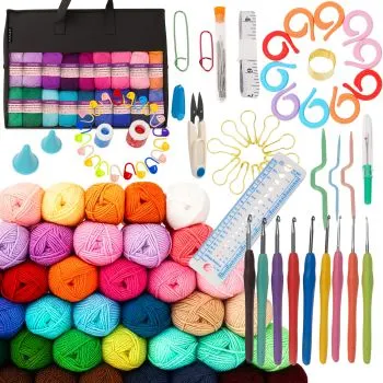 Ensemble de crochet - 113 pièces 25407